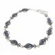 Pulsera con Marquesita  Rodio