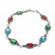 Pulsera con Marquesita  Rodio