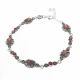 Pulsera con Marquesita  Rodio