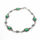 Pulsera con Marquesita  Rodio