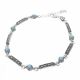 Pulsera con Marquesita Rodio