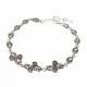 Pulsera con Marquesita  Rodio