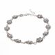 Pulsera con Marquesita  Rodio