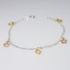 Pulsera De Estrellas  Rodio