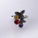 Anillo De Mariposa con Marquesitas
