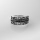 Anillo Grecas con Marquesitas