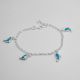 PULSERA DE DELFÍN DE NIÑO  ESMALTADA