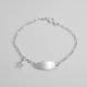 PULSERA CON PLACA DE ESTRELLA DE NIÑO