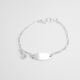 PULSERA CON PLACA DE CONCHA MARINA DE NIÑO