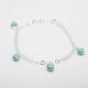 PULSERA DE CORAZÓN DE NIÑO  ESMALTADA