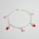 PULSERA DE NIÑA Y DE ESTRELLA DE NIÑO  ESMALTADA