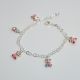 PULSERA DE OSO DE NIÑO  ESMALTADA