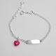 PULSERA DE CORAZÓN DE NIÑO  ESMALTADA