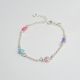 PULSERA DE ESTRELLA Y DE LUNA DE NIÑO  ESMALTADA