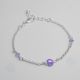 PULSERA DE CORAZÓN DE NIÑO  ESMALTADA