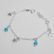 PULSERA DE ESTRELLA DE NIÑO  ESMALTADA