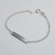 PULSERA CON PLACA DE NIÑO