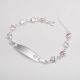 PULSERA CON PLACA DE CORAZÓN DE NIÑO