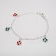 PULSERA DE FLOR DE NIÑO  ESMALTADA