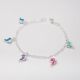 PULSERA DE DELFÍN DE NIÑO  ESMALTADA