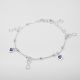 PULSERA DE CORAZÓN Y DE ESTRELLA DE NIÑO  ESMALTADA