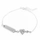 PULSERA CON PLACA DE NIÑO