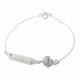 PULSERA CON PLACA DE NIÑO