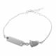 PULSERA CON PLACA DE NIÑO