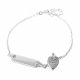 PULSERA CON PLACA DE NIÑO