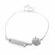 PULSERA CON PLACA DE NIÑO