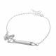 PULSERA CON PLACA DE NIÑO