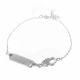 PULSERA CON PLACA DE NIÑO