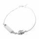 PULSERA CON PLACA DE NIÑO