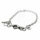 Pulsera Beads  Rodio