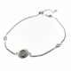 Pulsera Beads  Rodio