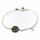Pulsera Beads  Rodio