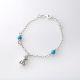 PULSERA DE OSO DE NIÑO  ESMALTADA