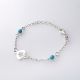 PULSERA PIQUE Y DE ESTRELLA DE NIÑO  ESMALTADA