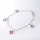 PULSERA DE TRÉBOL DE NIÑO  ESMALTADA