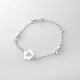 PULSERA DE ESTRELLA C CONPERLA Y DE CORAZÓN DE NIÑO  CON PERLAS