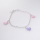 PULSERA DE CORAZÓN DE NIÑO  ESMALTADA
