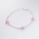 PULSERA DE CORAZÓN DE NIÑO  ESMALTADA