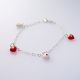 PULSERA CON DE CORAZONES DE NIÑO  ESMALTADA