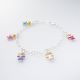 PULSERA MUÑECAS DE NIÑO  ESMALTADA