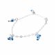 PULSERA DELFINES DE NIÑO  ESMALTADA