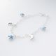 PULSERA DE ESTRELLAS Y DE LUNAS DE NIÑO  ESMALTADA