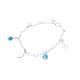 PULSERA DE LUNAS DE NIÑO  ESMALTADA