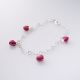 PULSERA CON DE CORAZONES DE NIÑO  ESMALTADA