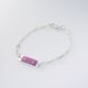 PULSERA CON PLACA DE NIÑO  ESMALTADA