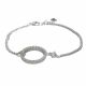 PLATA 925 Pulsera Con Piedras